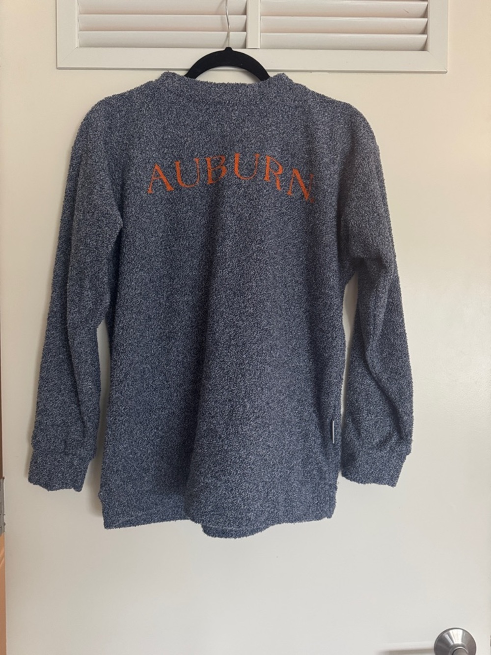 Auburn orange and blue Wooly Threads pullover